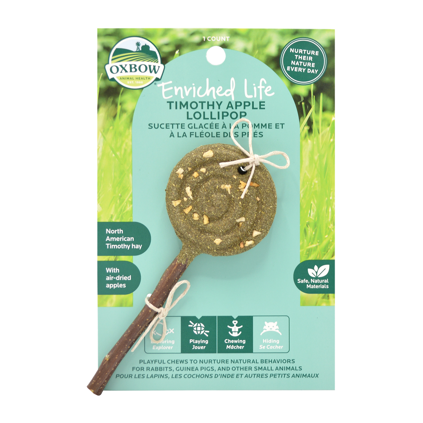 Oxbow® Enriched Life - Timothy Apple Lollipop