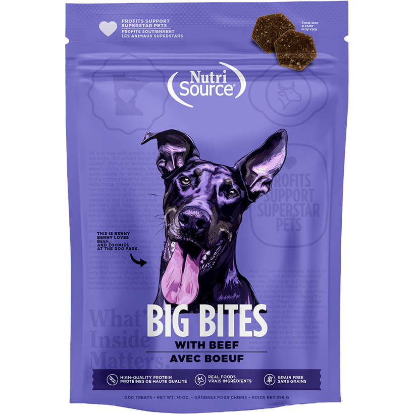 NutriSource® GRAIN FREE Bites Dog Treats
