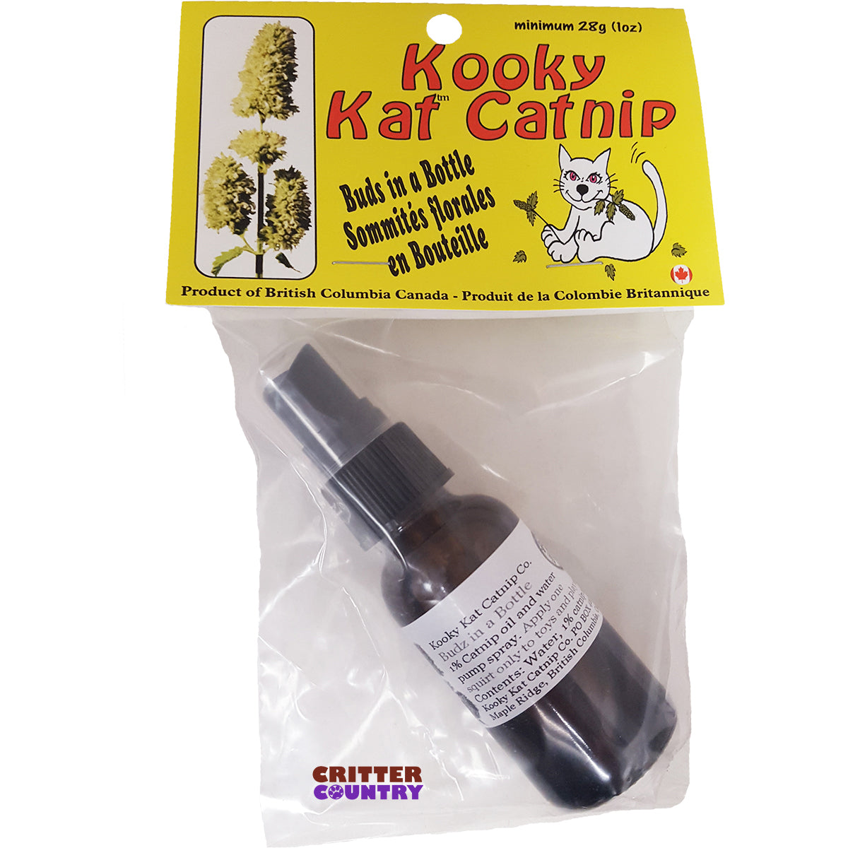 Kooky Kat™ Catnip Budz in a Bottle Spray