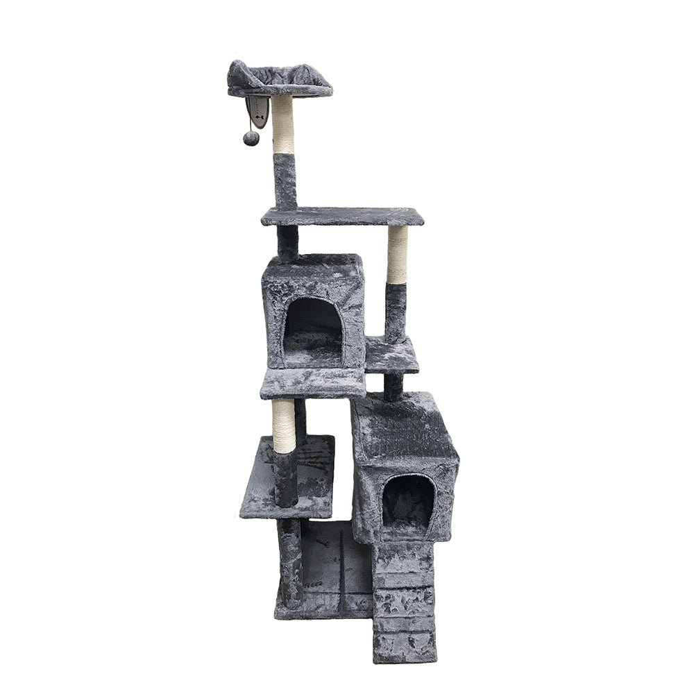 BURGHAM 69" Multi Level Cat Furniture with Hideouts