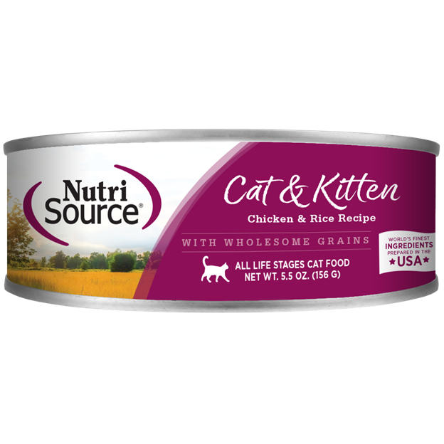 NutriSource® Chicken & Rice Recipe Wet Cat Food