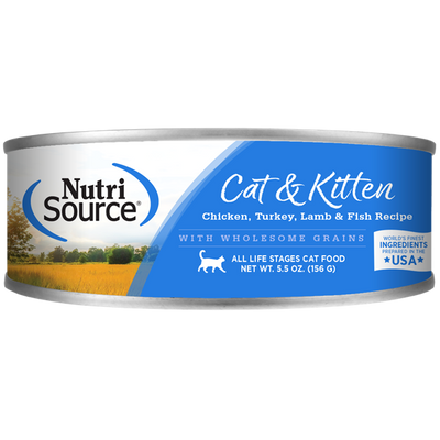 NutriSource® Grain Inclusive Wet Cat Food Recipes