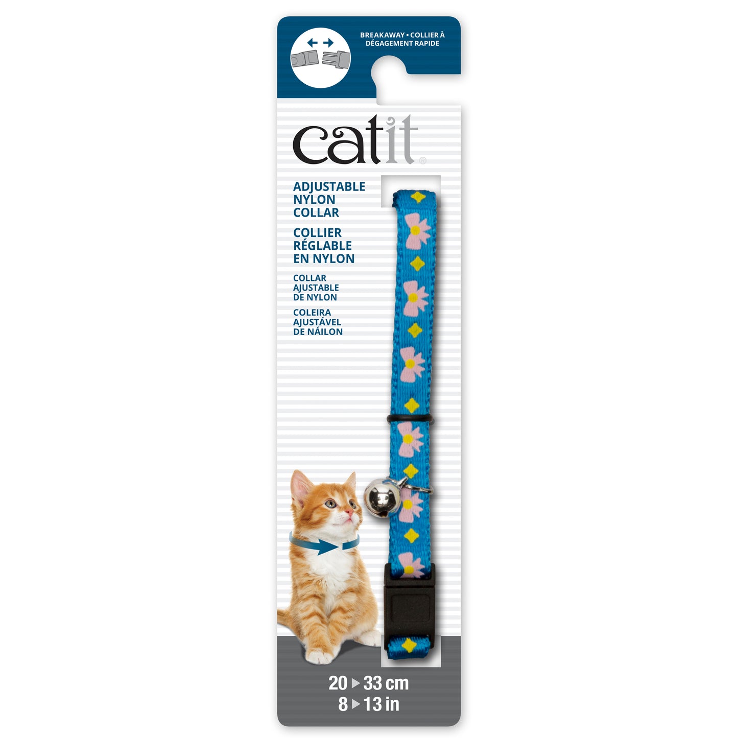 Catit® Adjustable Breakaway Nylon Cat Collar
