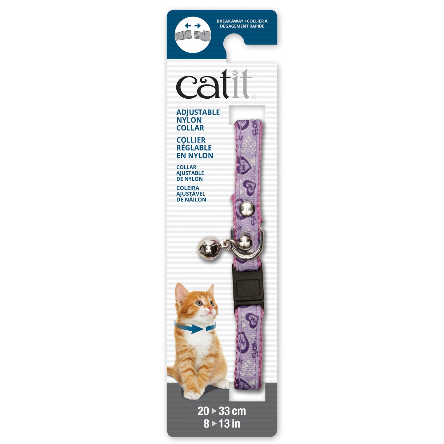 Catit® Adjustable Breakaway Nylon Cat Collar