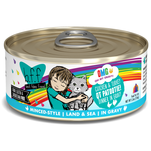 B.F.F. OMG! (Oh My Gravy!) GRAIN & GLUTEN FREE Wet Cat Food