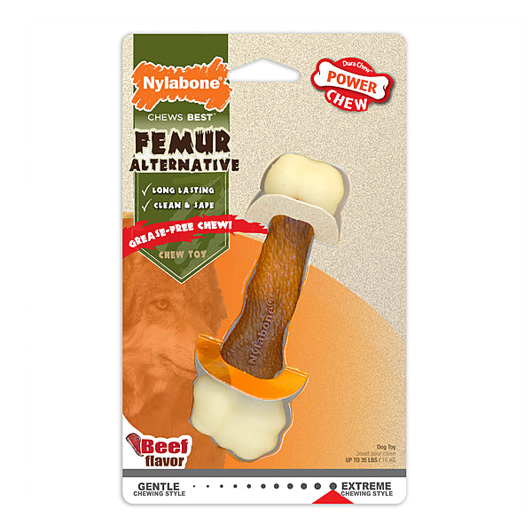 Nylabone® Power Chew Femur Alternative Chew Toy, Bacon