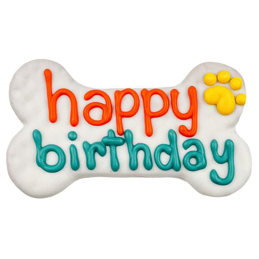 Bosco and Roxy's® Happy Birthday Bone Dog Cookie