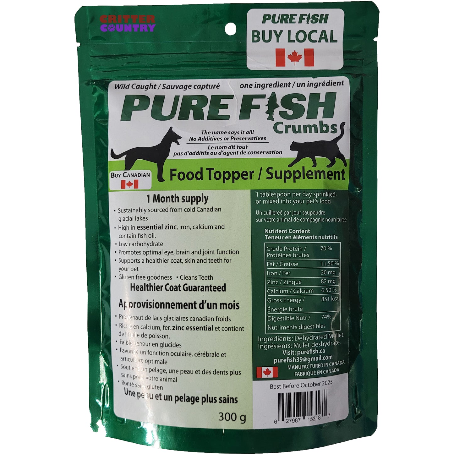 Pure Fish® Pet Food Supplement