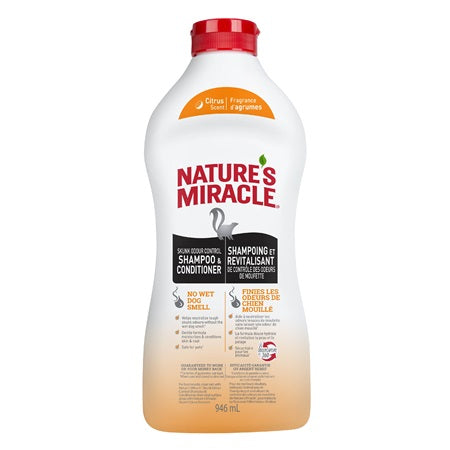 Nature's Miracle® Skunk Odor Control Shampoo & Conditioner - Citrus Scent