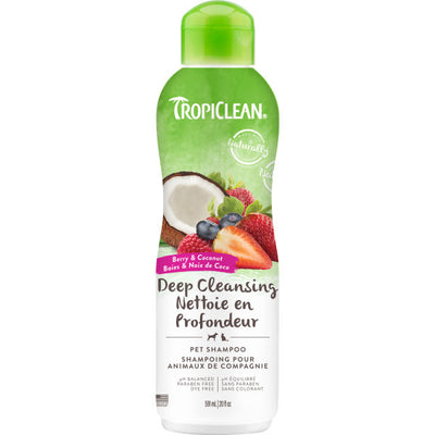 TropiClean® Berry & Coconut (Deep Cleansing) Pet Shampoo