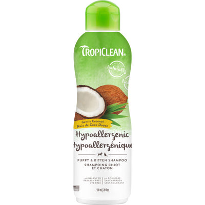 TropiClean® Gentle Coconut (Hypo Allergenic) Puppy & Kitten Shampoo