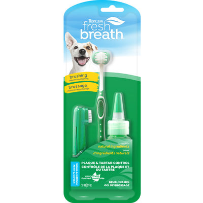 TropiClean® Fresh Breath® Plaque & Tartar Control Kit for Small & Medium Dogs