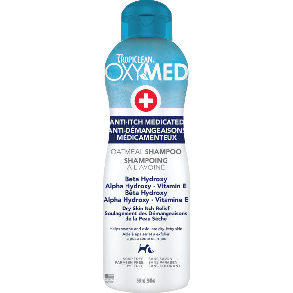 TropiClean® OxyMed® Anti-Itch Medicated Pet Shampoo