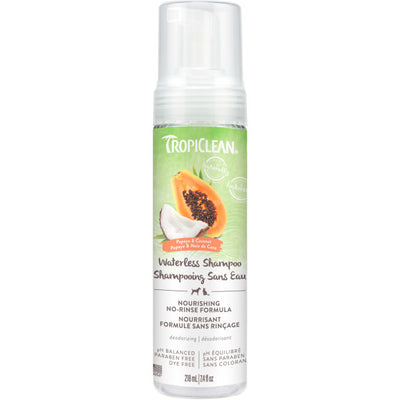 TropiClean® Papaya & Coconut (Nourishing) Waterless Pet Shampoo