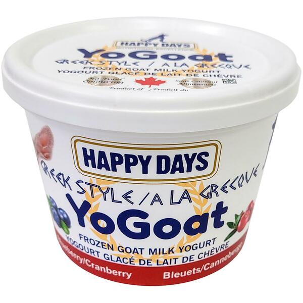 Happy Days YoGoat Frozen Goat Milk Yogurt