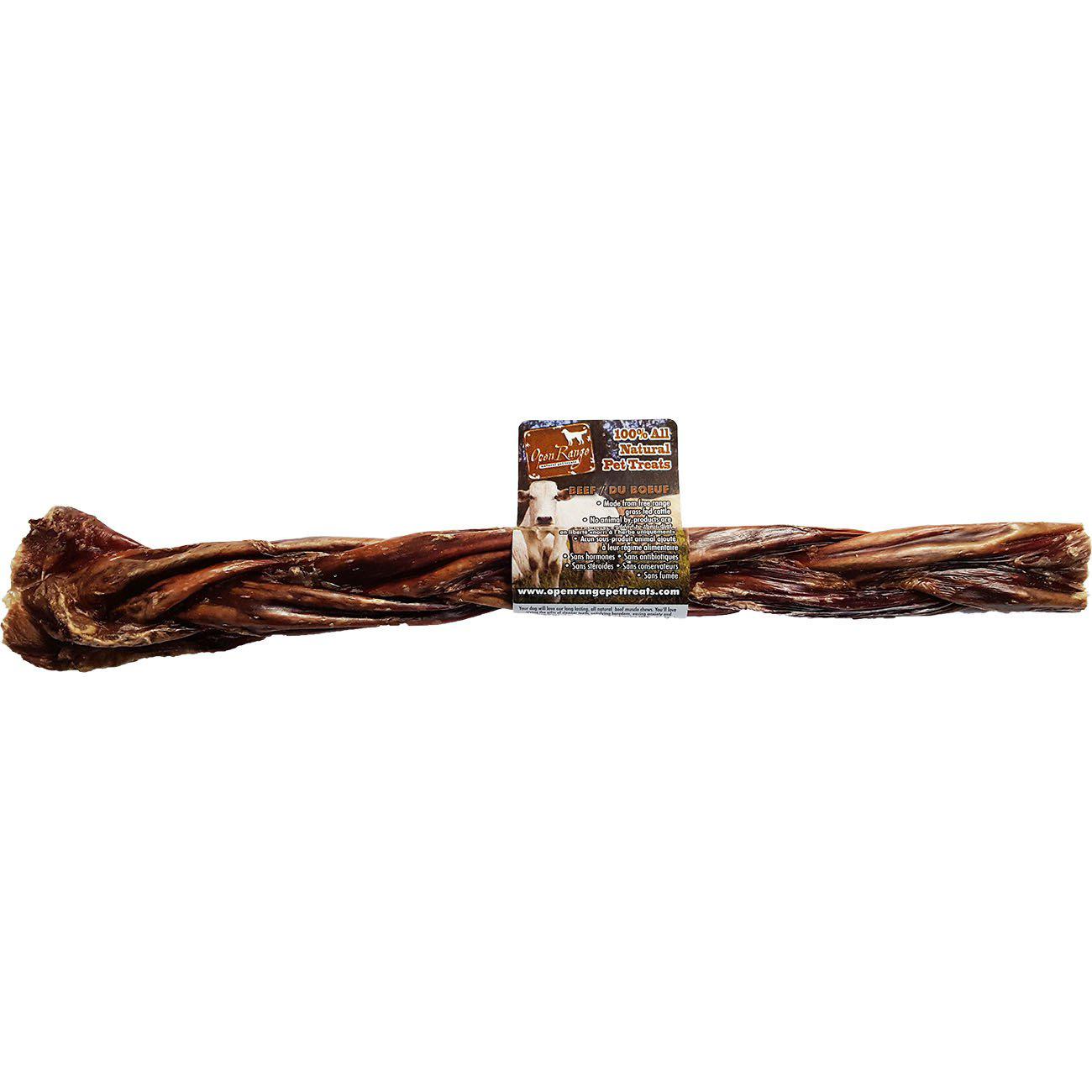 Open Range 11-12" Beef Chomper Braid (Esophagus) - Critter Country Supply Ltd.