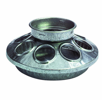 Little Giant® 1 Quart Metal Poultry Feeder Base - Critter Country Supply Ltd.