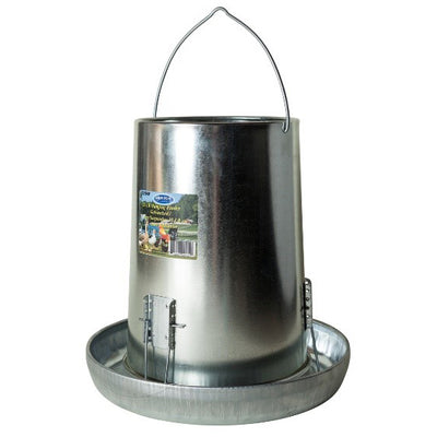 Farm-Tuff® 25 Pound Metal Hanging Poultry Feeder