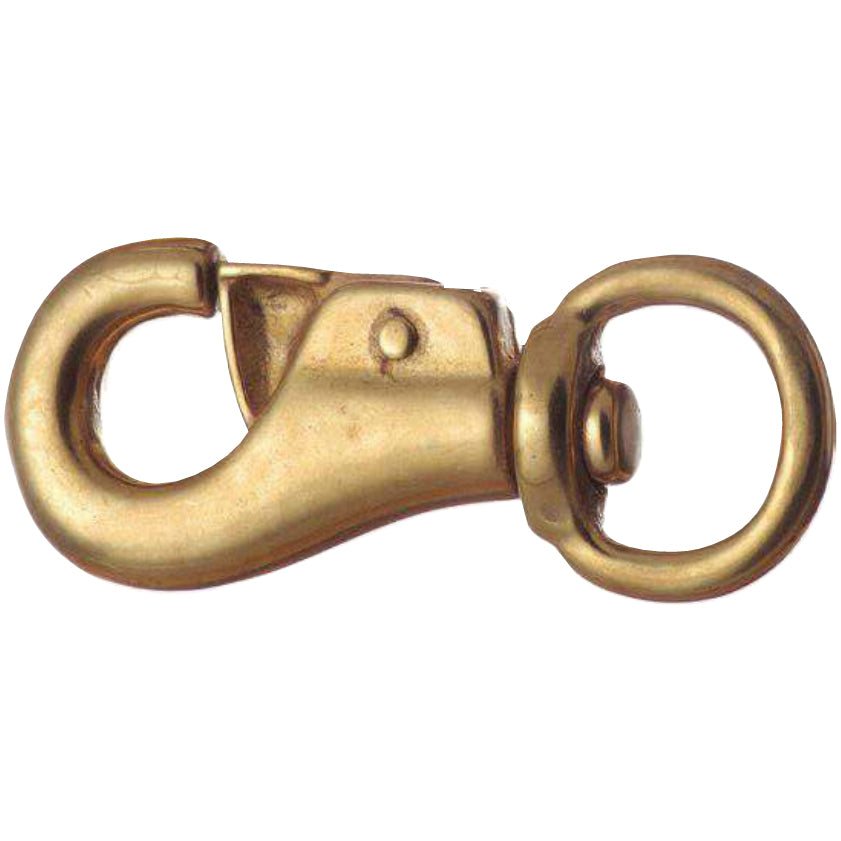 Western Rawhide Snap: 3-7/8" Heavy Duty Solid Bronze Swivel Bull Snap - Critter Country Supply Ltd.