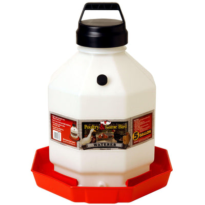 Little Giant® Plastic Poultry Waterer - 5 Gallon - Critter Country Supply Ltd.