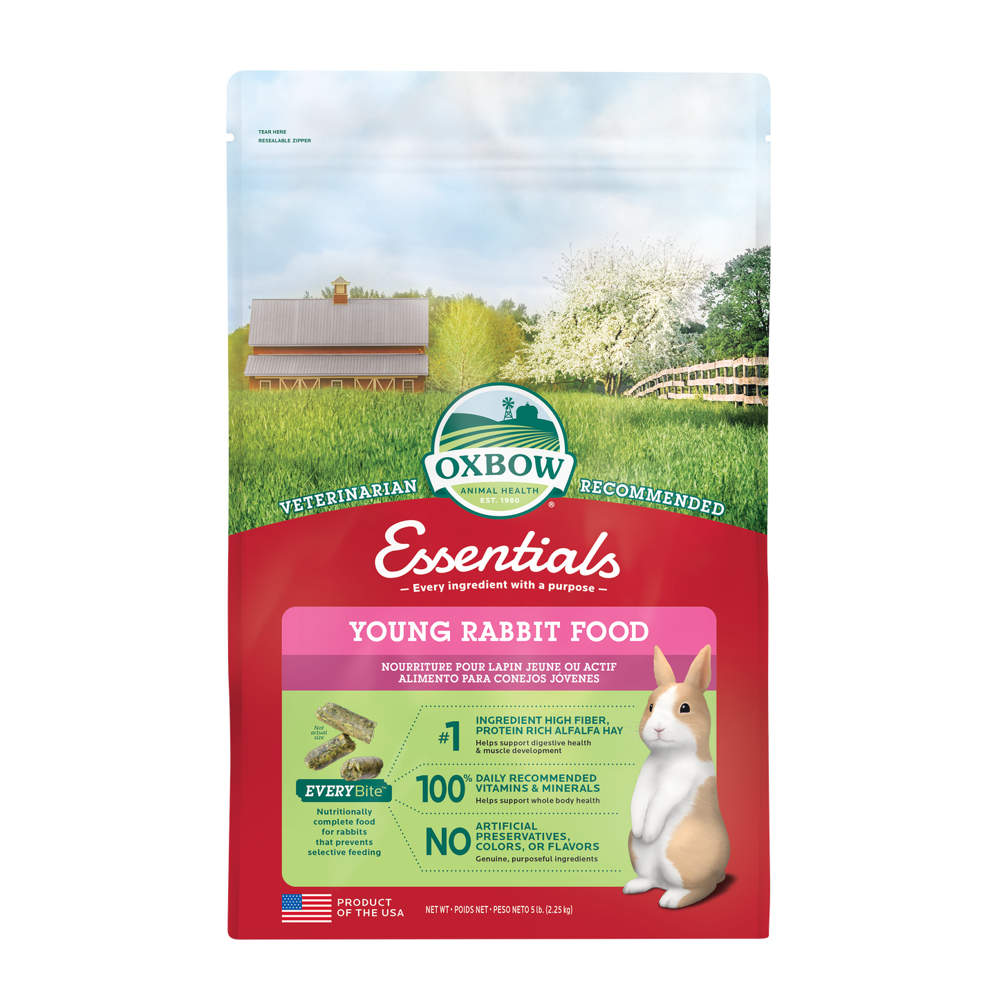 Oxbow® Essentials - Young Rabbit Food