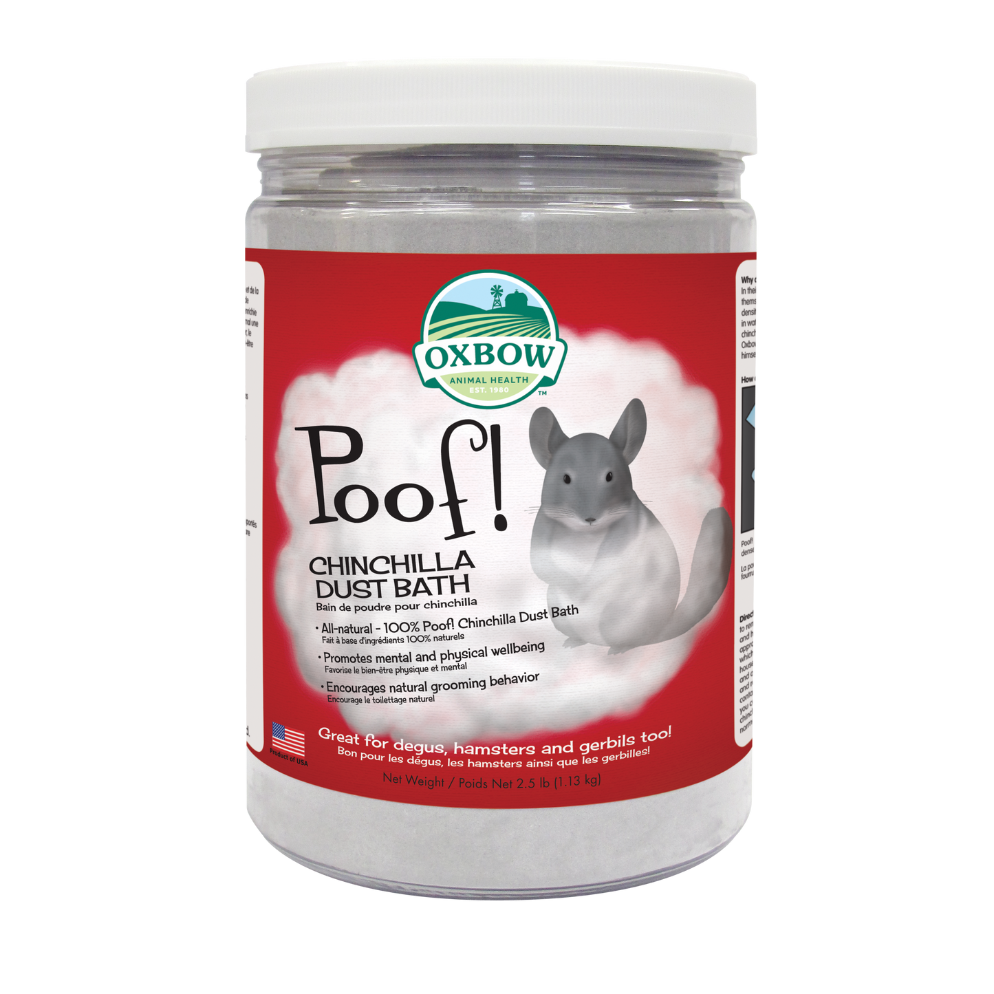 Oxbow® Poof! Chinchilla Dust Bath