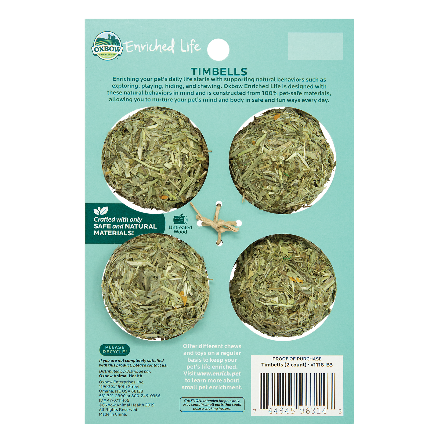 Oxbow® Enriched Life - Timbells