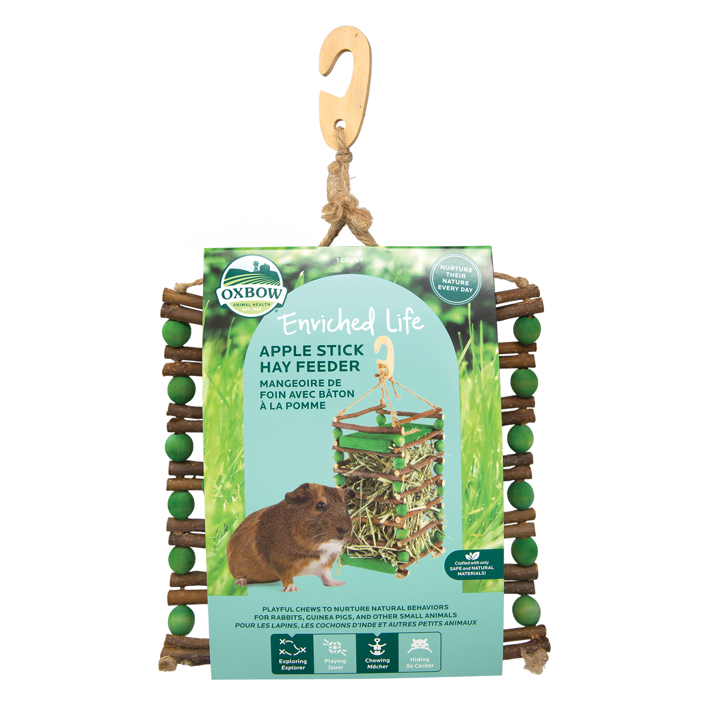 Oxbow® Enriched Life - Apple Stick Hay Feeder