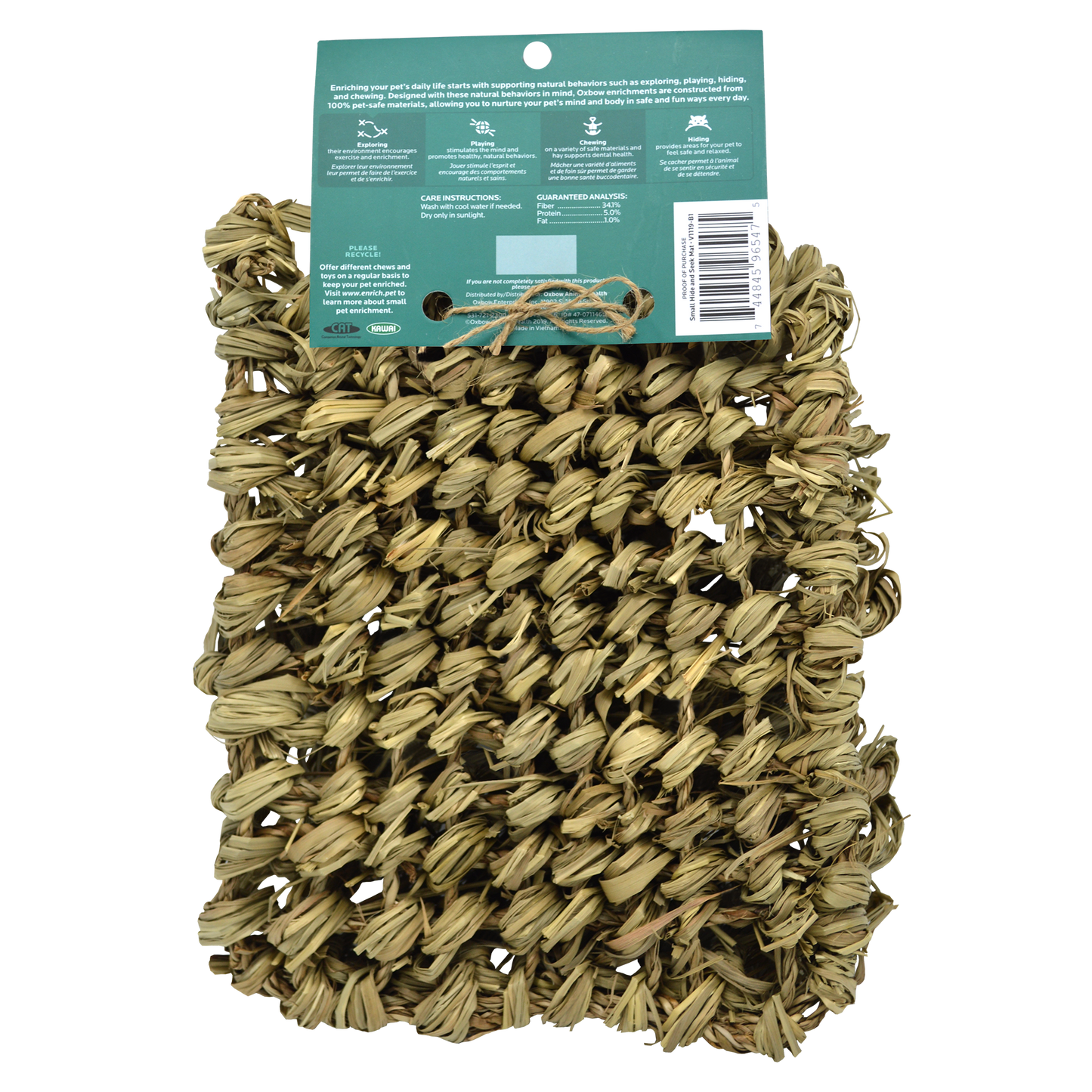 Oxbow® Timothy CLUB Hide & Seek Mat (Small)