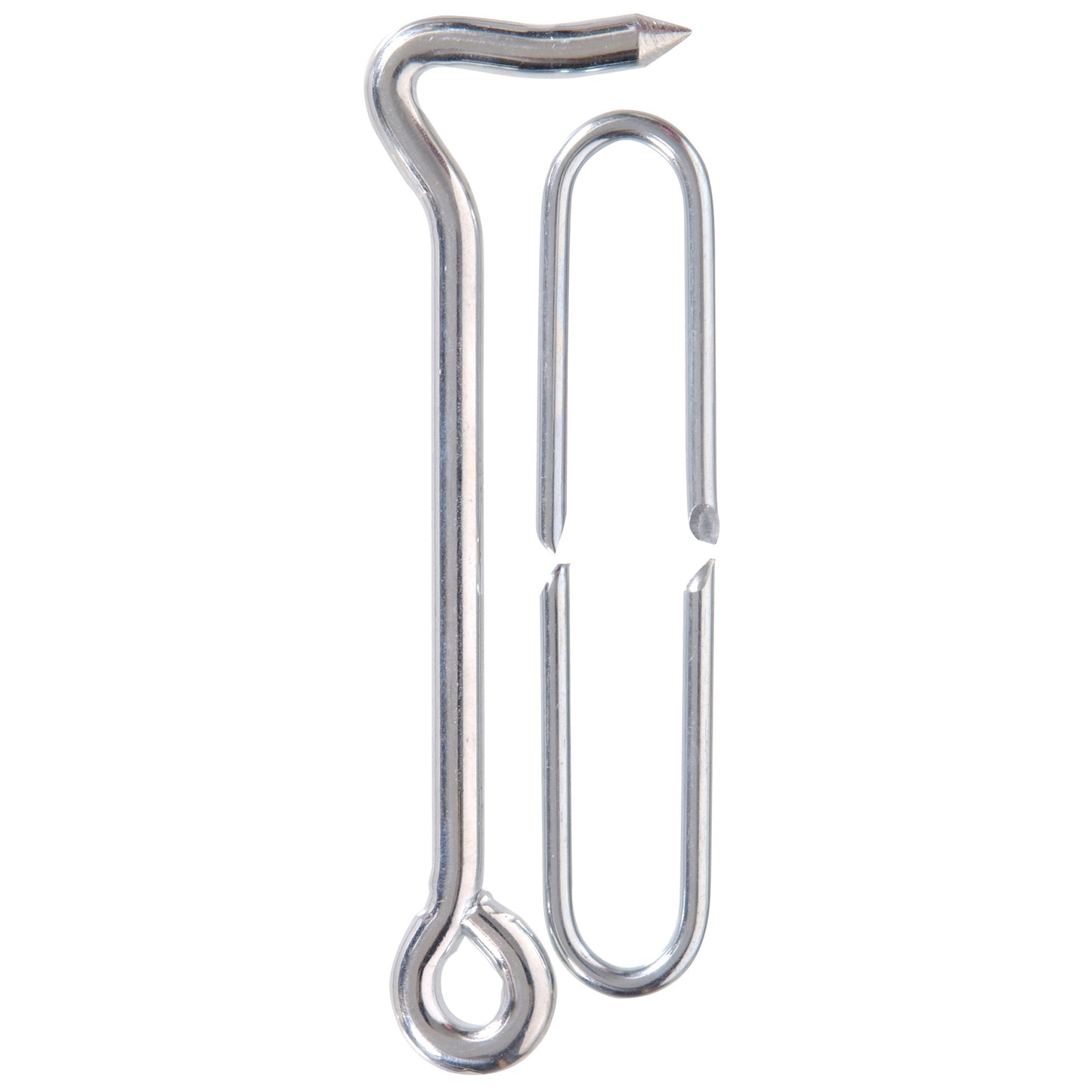 Hillman™ 5" Heavy Gate Hook with Staple - Critter Country Supply Ltd.