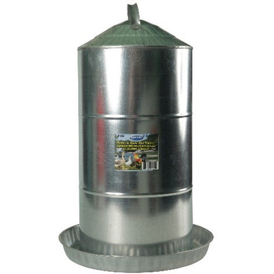 Farm-Tuff® 8 Gallon Double Wall Metal Poultry Fountain