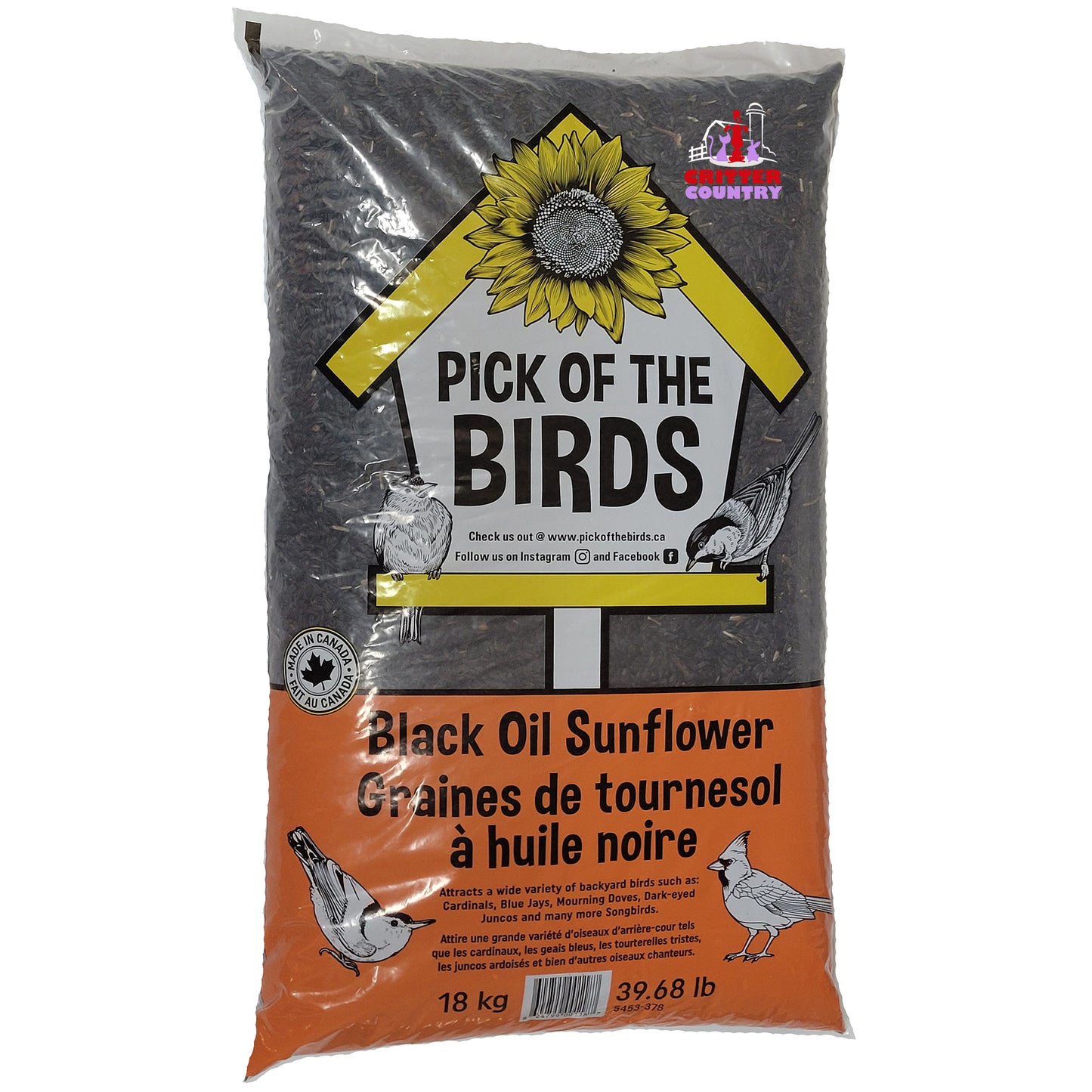 Pick of the Birds® Black Oil Sunflower Seeds
