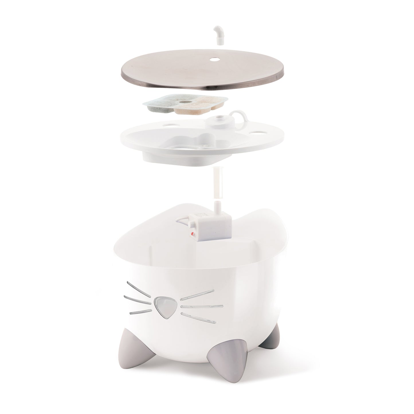 Catit® Pixi™ Cat Drinking Fountain with Stainless Steel Top