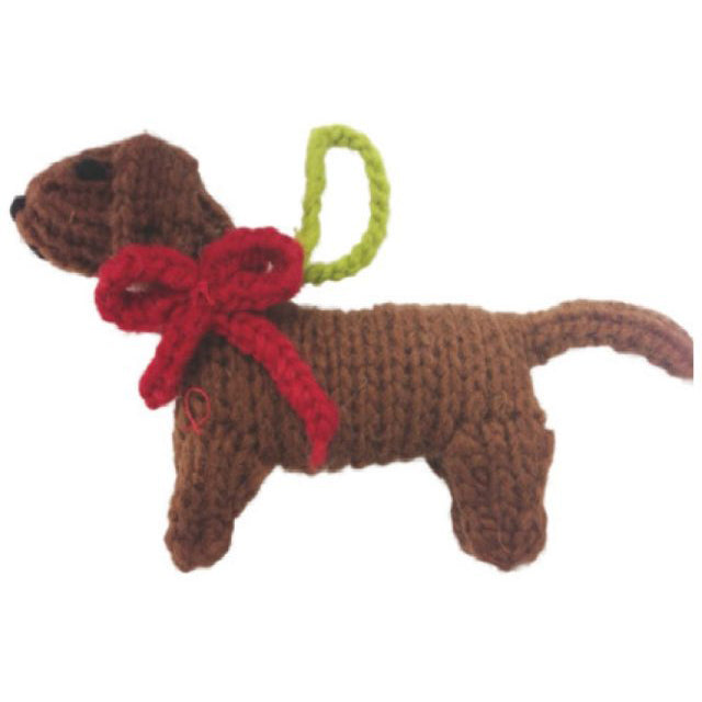 Chilly Dog® Hand-Knit Christmas Pet Ornaments