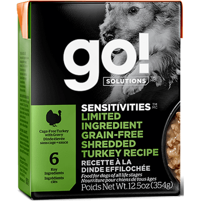 Go! Solutions™ SENSITIVITIES™ Limited Ingredient GRAIN-FREE Wet Dog Food Recipes