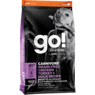 Go! Solutions™ CARNIVORE™ GRAIN-FREE Chicken, Turkey + Duck Senior Recipe
