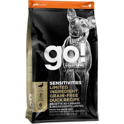 Go! Solutions™ SENSITIVITIES™ Limited Ingredient GRAIN-FREE Duck Recipe - Critter Country Supply Ltd.