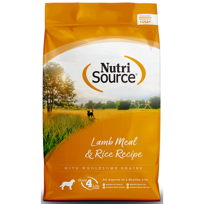 NutriSource® Lamb Meal & Rice Recipe
