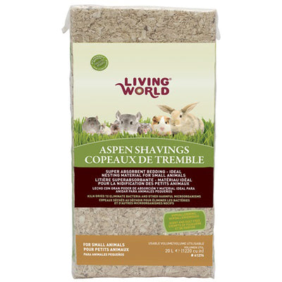 Living World® Aspen Shavings - Critter Country Supply Ltd.