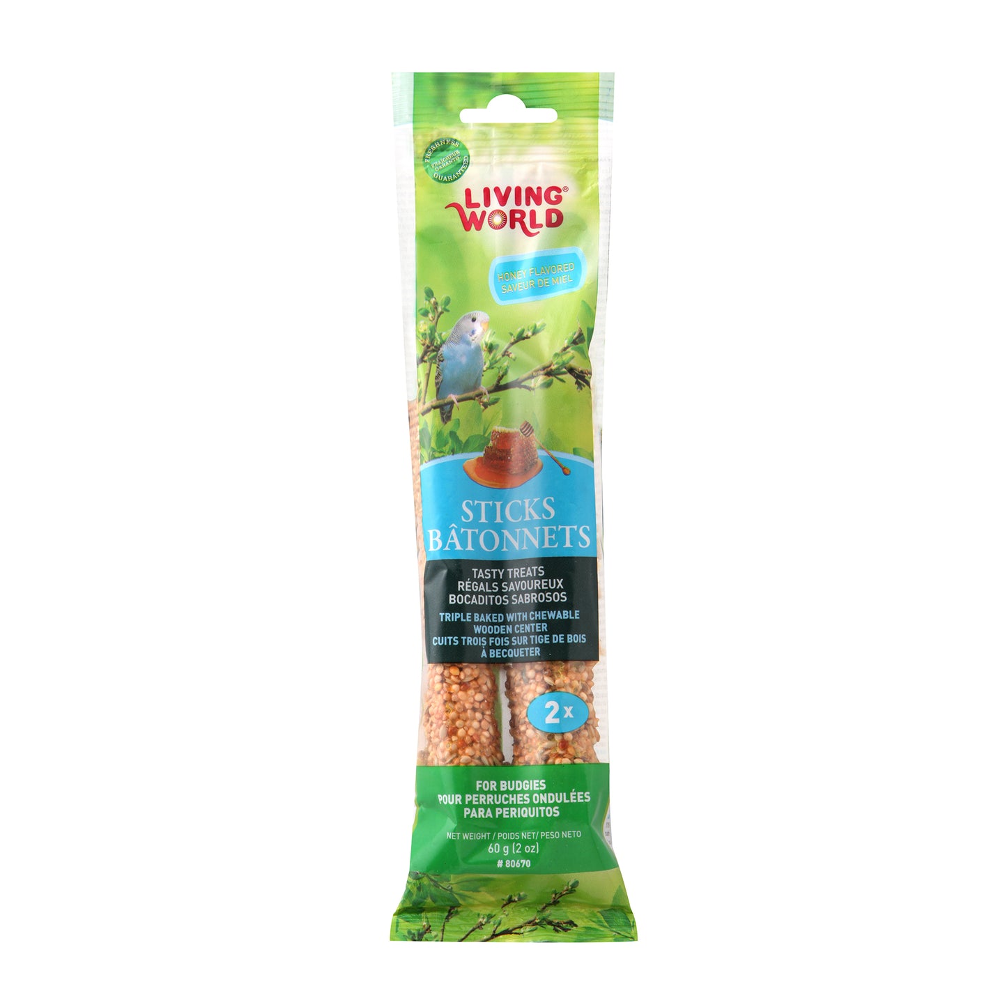Living World® Budgie Sticks 2PK