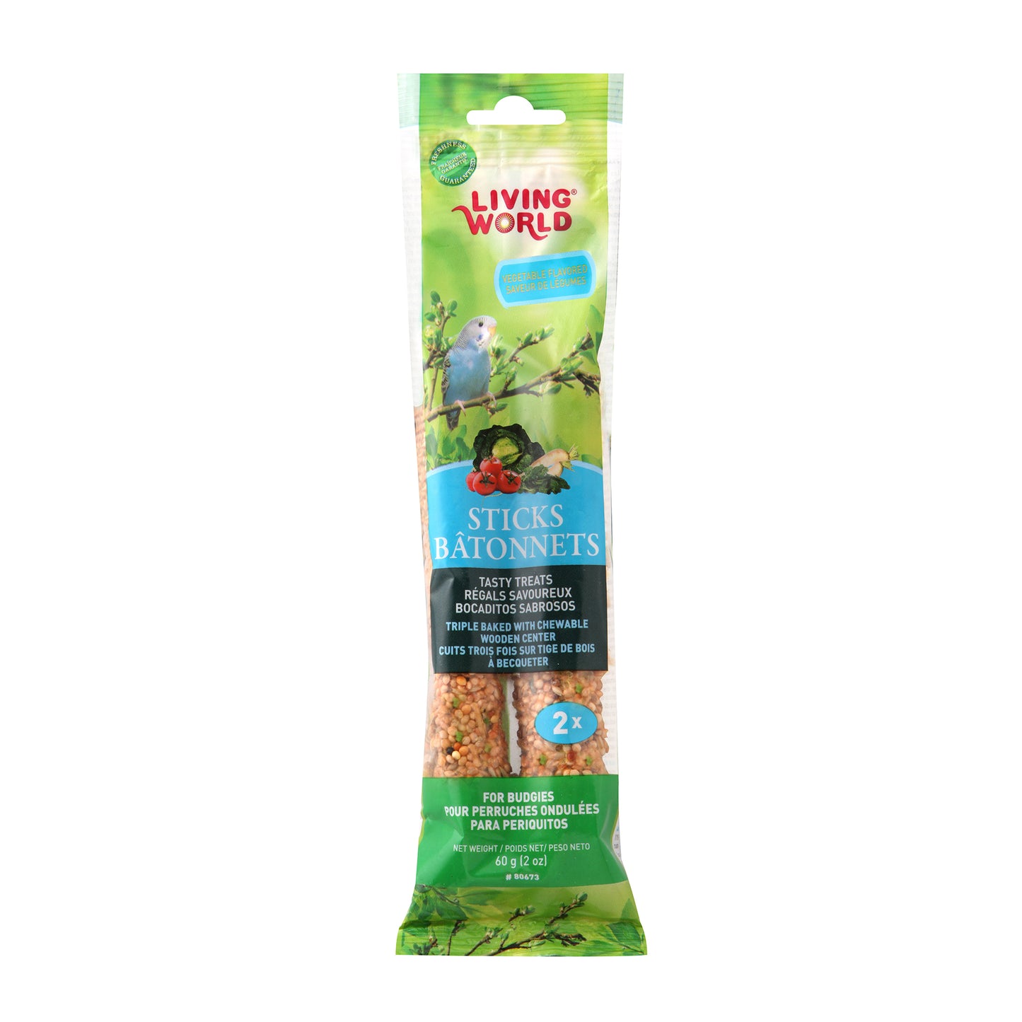 Living World® Budgie Sticks 2PK