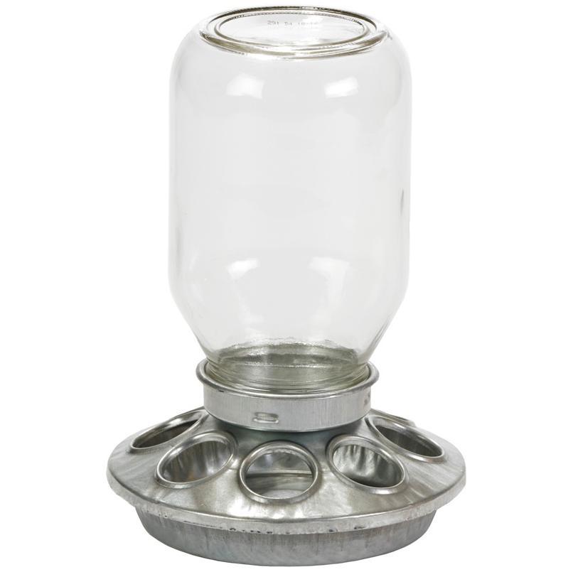 Little Giant® 1 Quart Metal Poultry Feeder Base - Critter Country Supply Ltd.