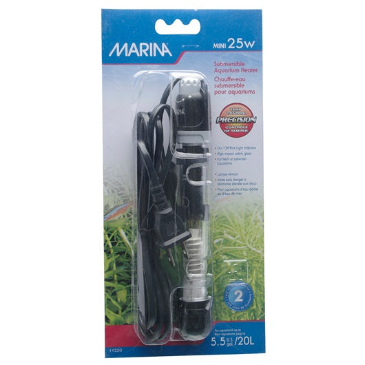 Marina® Mini Submersible Aquarium Heater - Critter Country Supply Ltd.