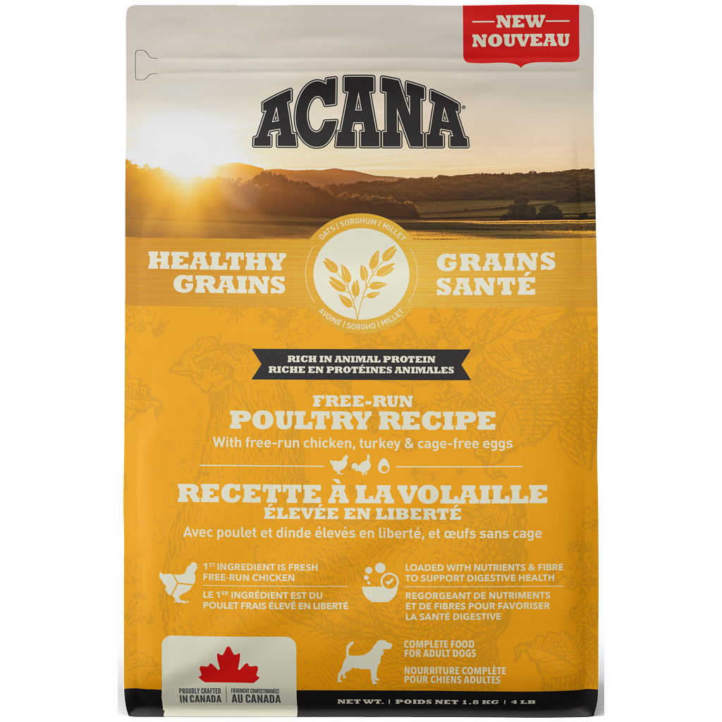 ACANA® HEALTHY GRAINS Free-Run Poultry Recipe