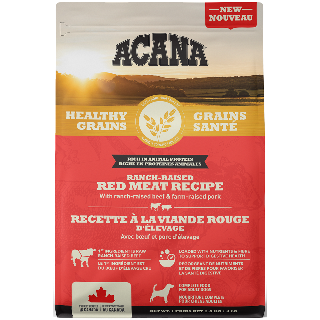 ACANA® HEALTHY GRAINS Ranch-Raised Red Meat Recipe