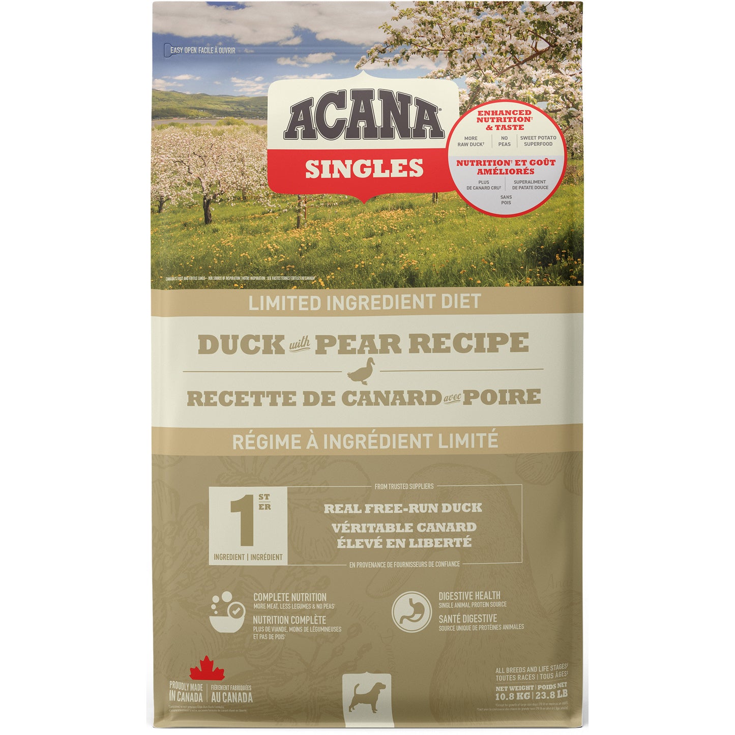 ACANA® SINGLES Duck with Pear Recipe