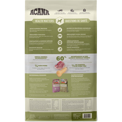 ACANA® SINGLES Pork with Squash Recipe