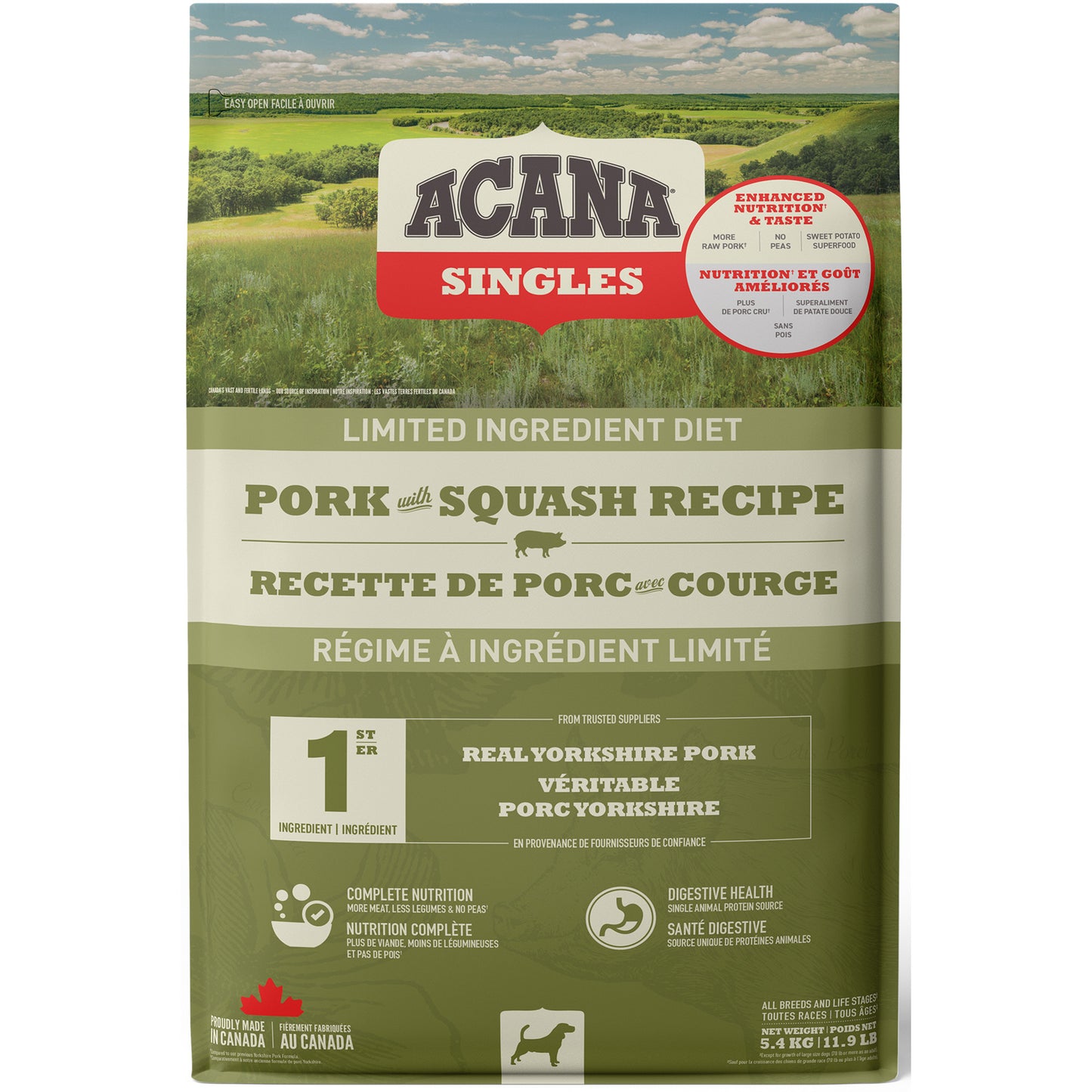 ACANA® SINGLES Pork with Squash Recipe