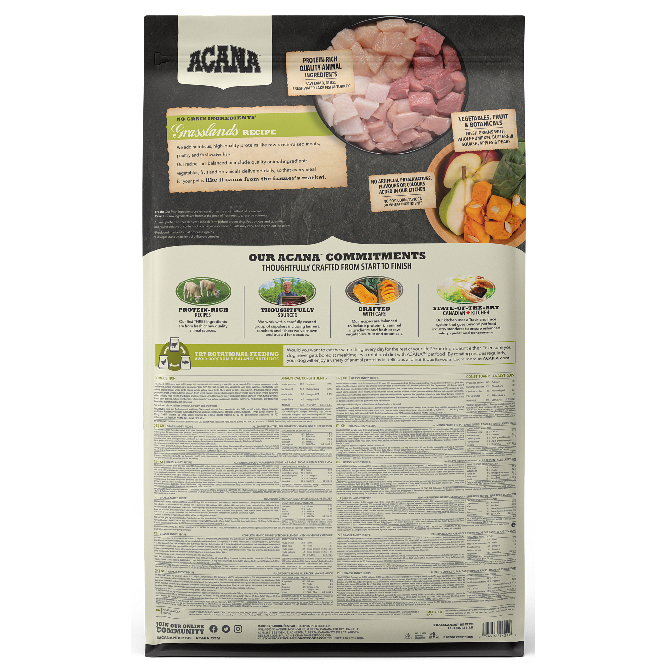 ACANA® HIGHEST PROTEIN Grasslands Recipe