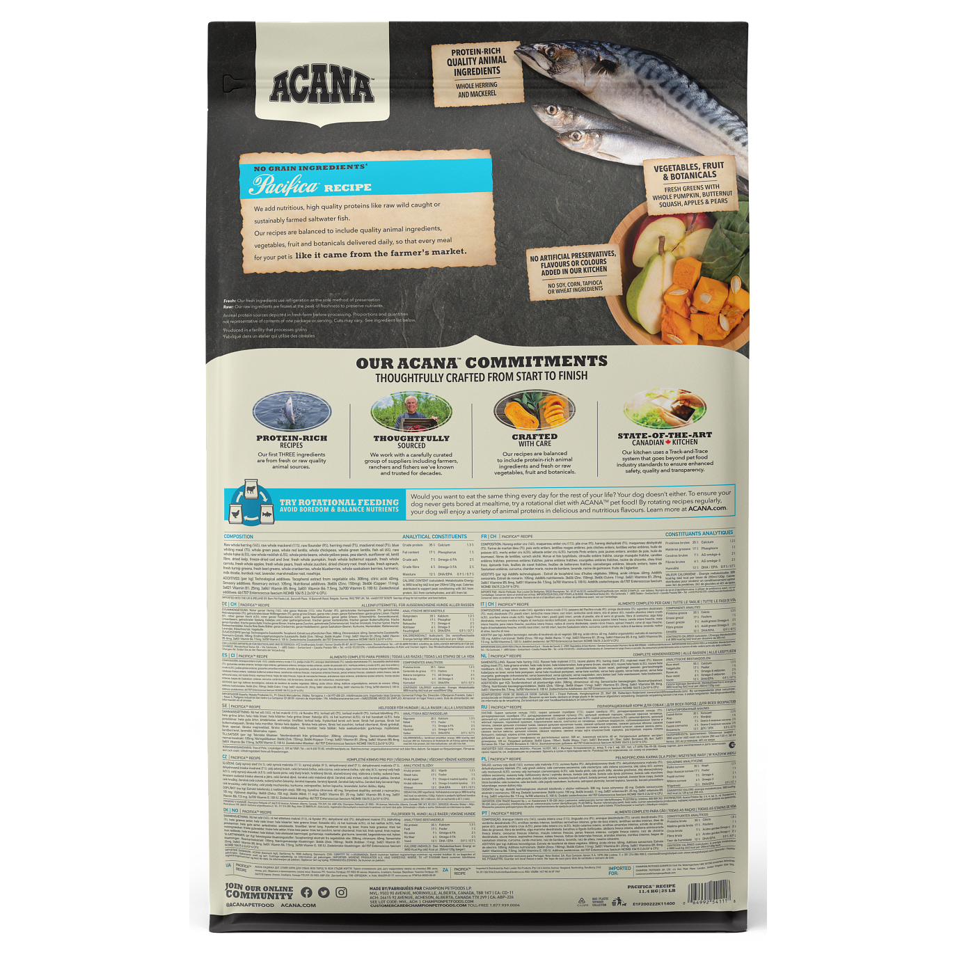 ACANA® HIGHEST PROTEIN Pacifica Recipe